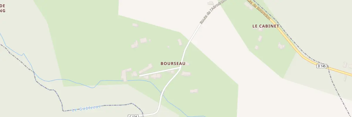 Plan du 5800 Bourseau à Chamouillac