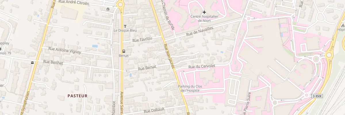 Plan du 53 Rue Jean Jaurès à Niort