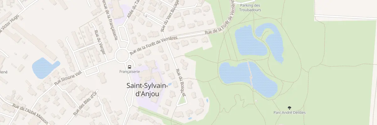Plan du 1 Rue du Bosquet à Verrières-en-Anjou