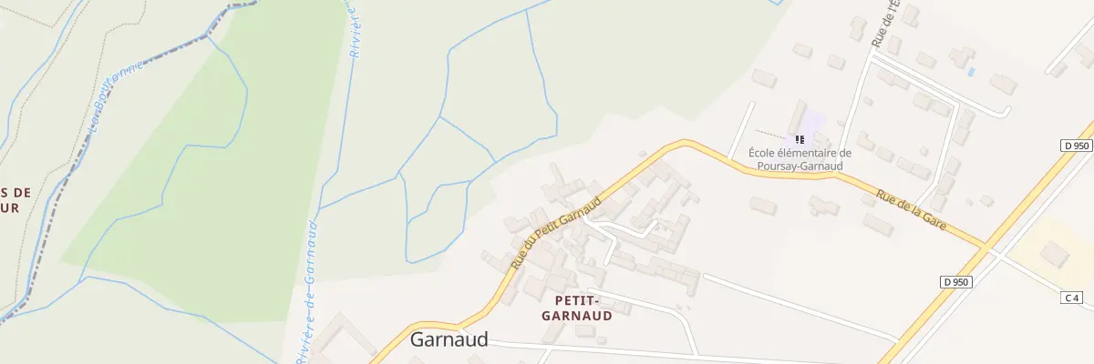 Plan du 18 Rue du Petit Garnaud à Poursay-Garnaud