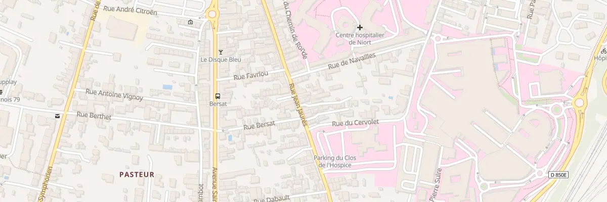 Plan du 51 Rue Jean Jaurès à Niort