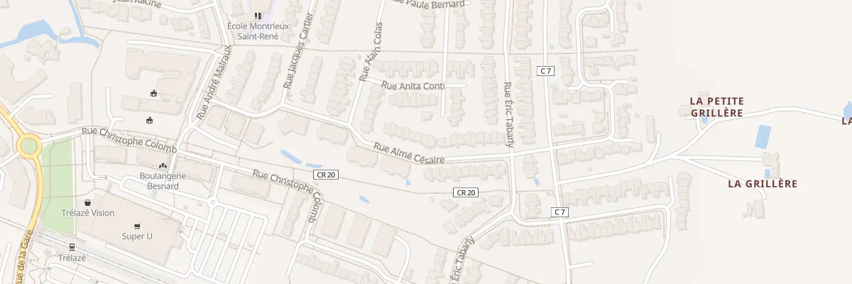 Plan du 27 Rue Aimé Césaire à Trélazé
