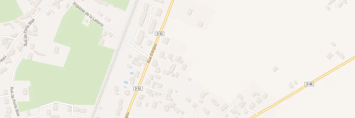 Plan du 96B Rue d’Anjou à Tiercé