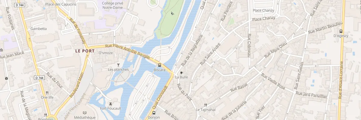 Plan du 5 Rue de la Regratterie à Niort