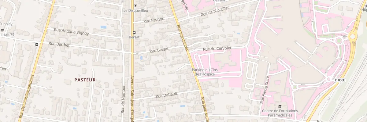 Plan du 68C Rue Jean Jaurès à Niort