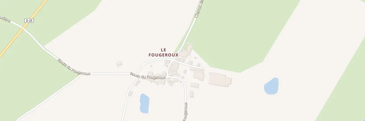 Plan du 5201 Le Fougeroux à Fenioux