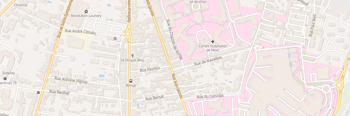 Plan du 35A Rue Jean Jaurès à Niort