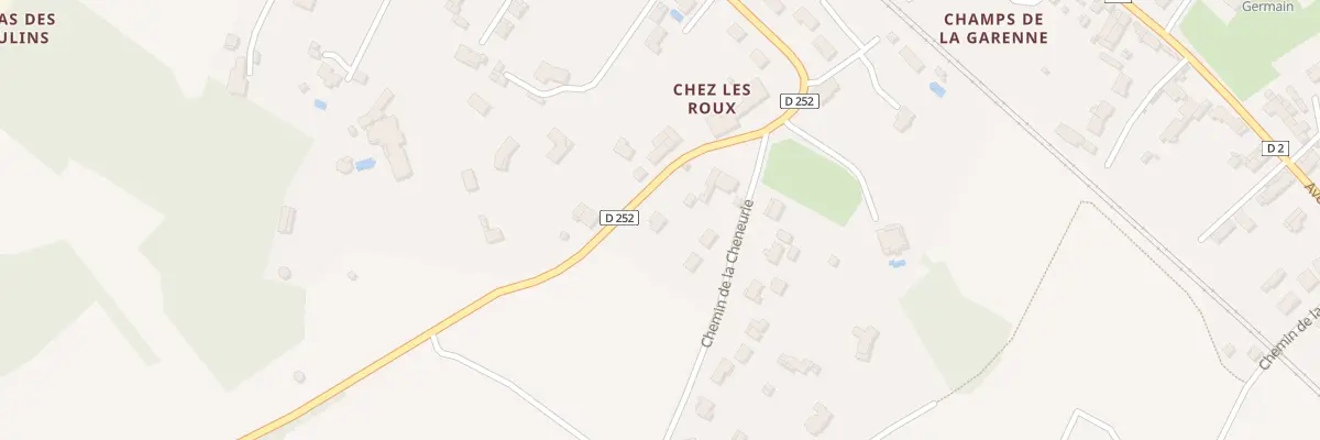 Plan du 15 Chez les Roux à Saint-Germain-de-Lusignan