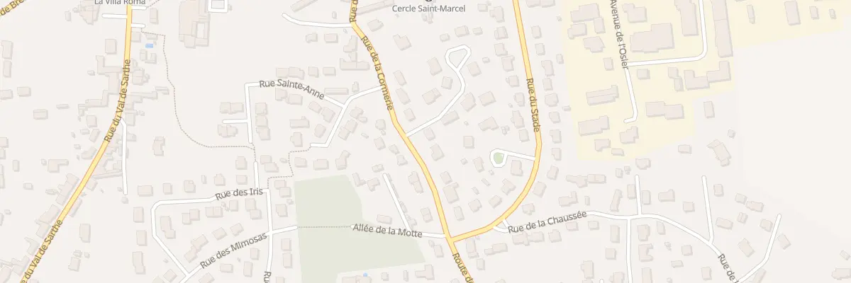 Plan du 13 Rue de la Cormerie à Tiercé