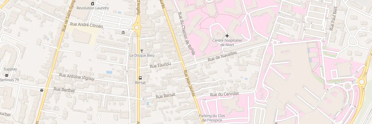 Plan du 39 Rue Jean Jaurès à Niort