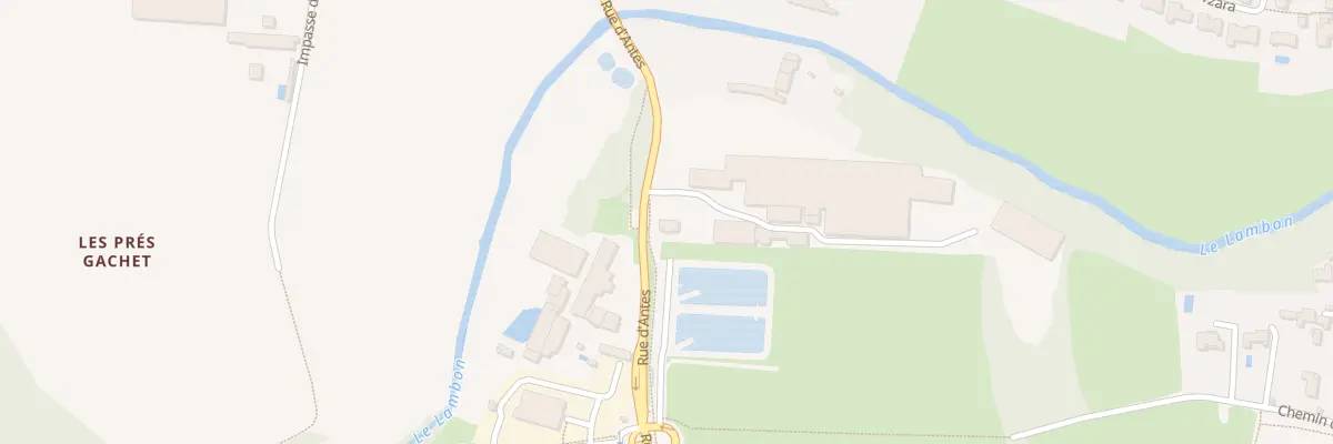 Plan du 22 Rue d’Antes à Niort