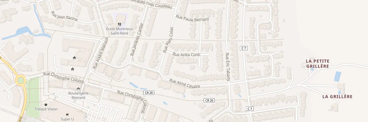 Plan du 8 Rue Anita Conti à Trélazé