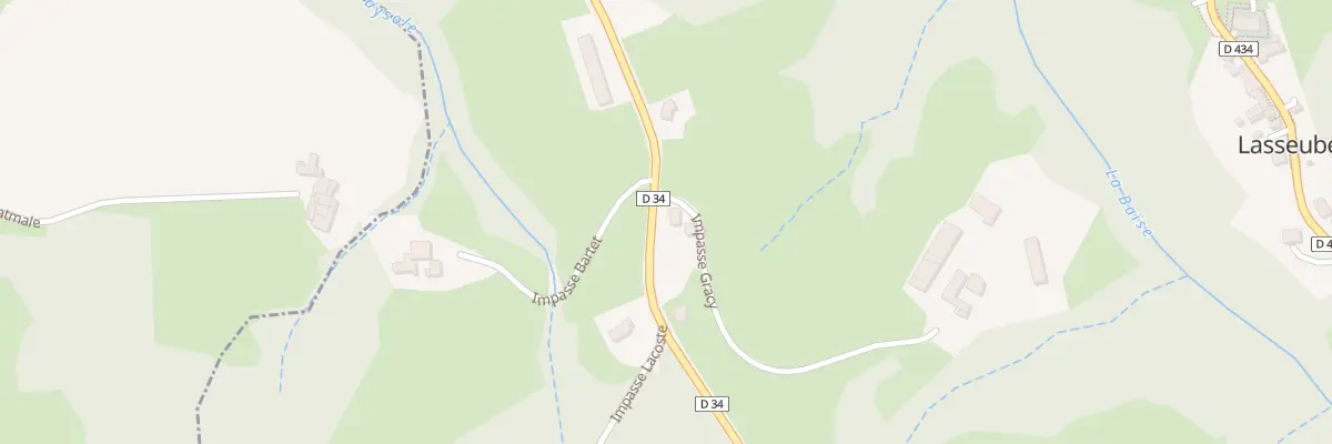 Plan du 150 Rte de Lasseube à Lasseubetat