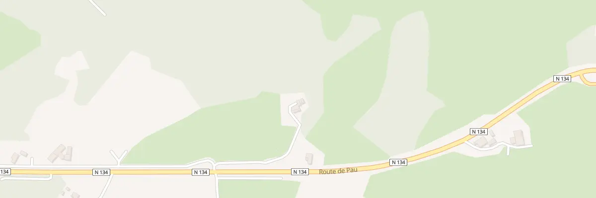 Plan du 8 Rte de Pau - Rn 134 à Buziet