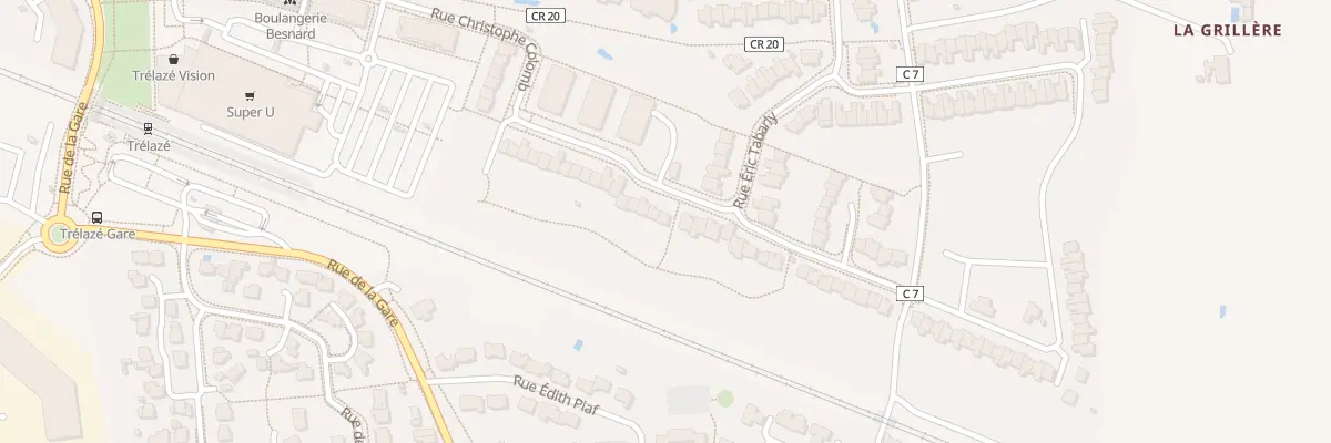 Plan du 94 Rue Christophe Colomb à Trélazé