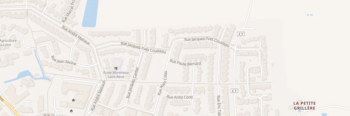 Plan du 5 Rue Alain Colas à Trélazé
