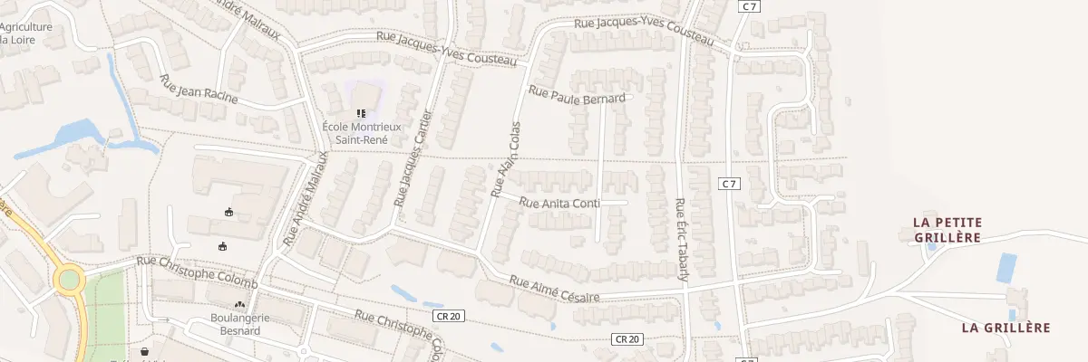 Plan du 7 Rue Anita Conti à Trélazé
