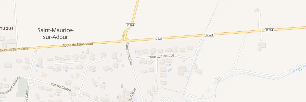 Plan du 79 Rue du Barriqué à Saint-Maurice-sur-Adour