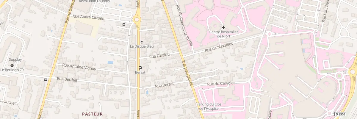 Plan du 52 Rue Jean Jaurès à Niort