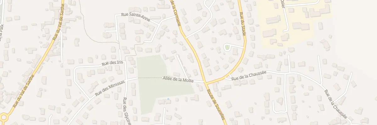 Plan du 22 Rue de la Cormerie à Tiercé