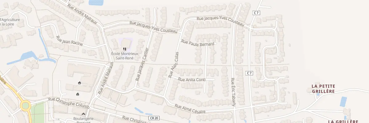 Plan du 17 Rue Alain Colas à Trélazé