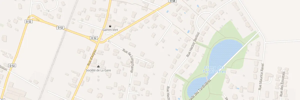 Plan du 46 Rue de Longchamp à Tiercé