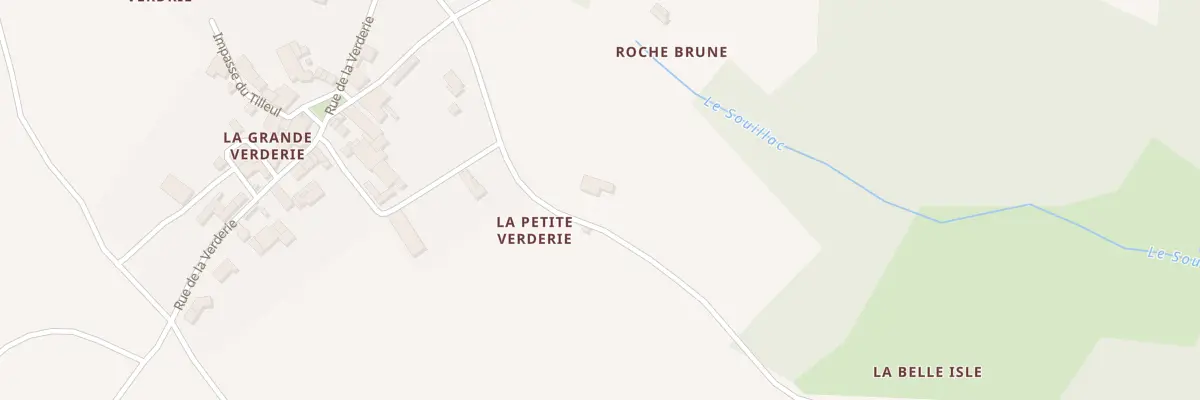Plan du 3 La Petite Verdrie à Brizambourg