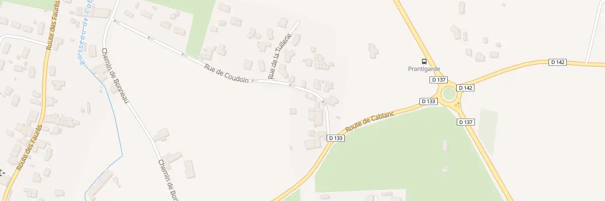 Plan du 12 Rue de Coudoin à Saint-Laurent-d’Arce