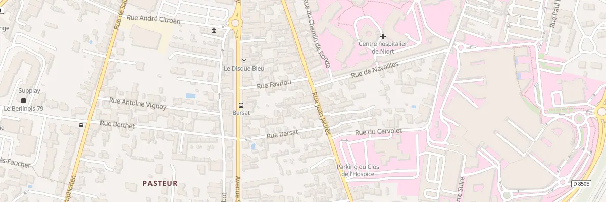 Plan du 60C Rue Jean Jaurès à Niort