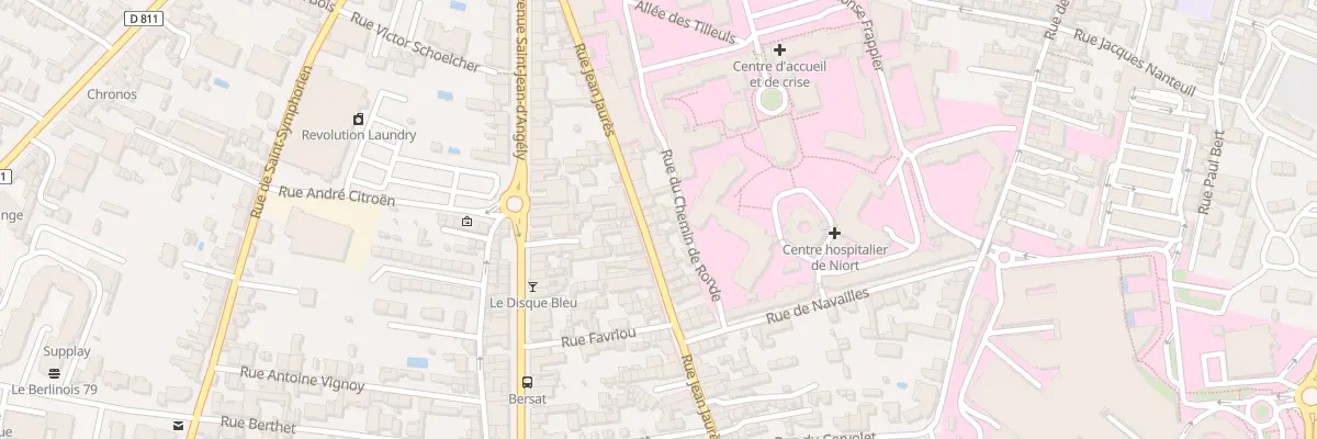 Plan du 19F Rue Jean Jaurès à Niort