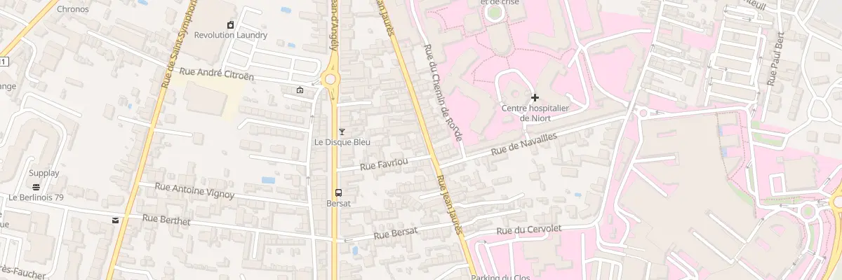 Plan du 46 Rue Jean Jaurès à Niort