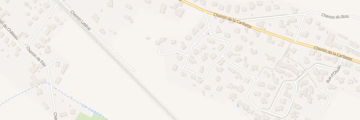 Plan du 10 Rue du Côteau à Poey-de-Lescar