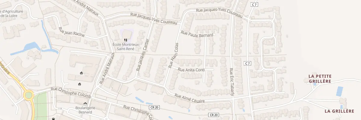 Plan du 3 Rue Anita Conti à Trélazé