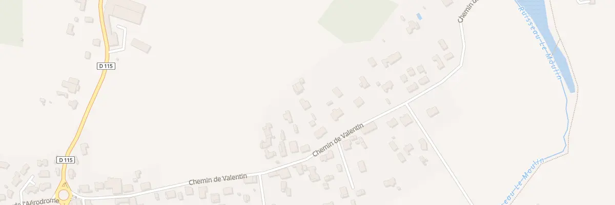 Plan du 29B Che de Valentin à Yvrac