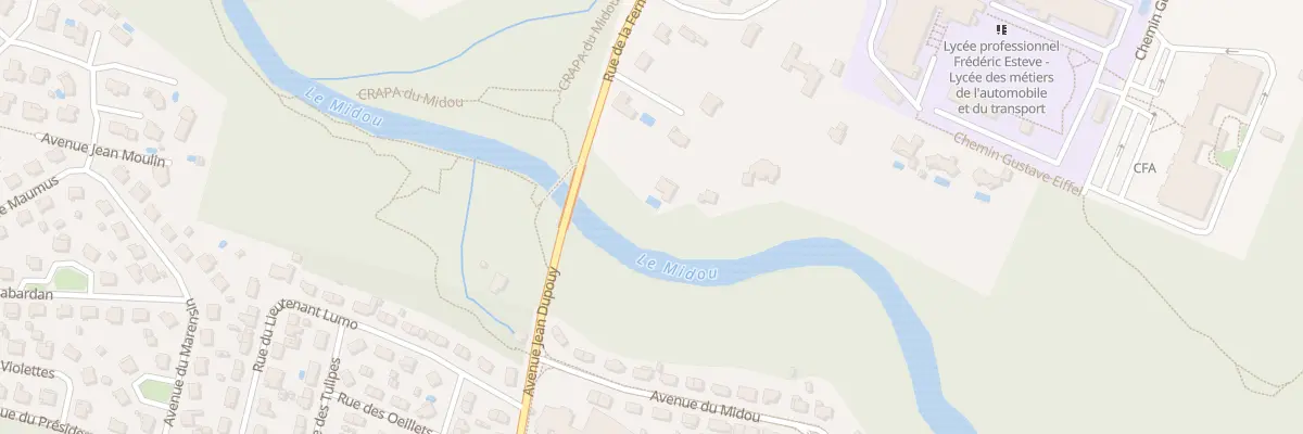 Plan du 1005 Rue de la Ferme du Conte à Mont-de-Marsan