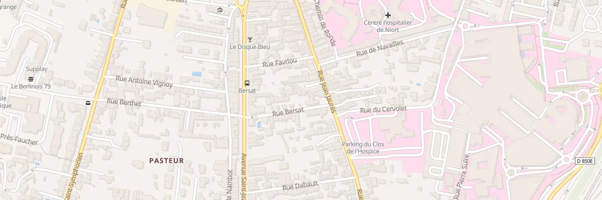 Plan du 60L Rue Jean Jaurès à Niort