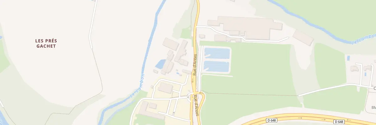 Plan du 17 Rue d’Antes à Niort