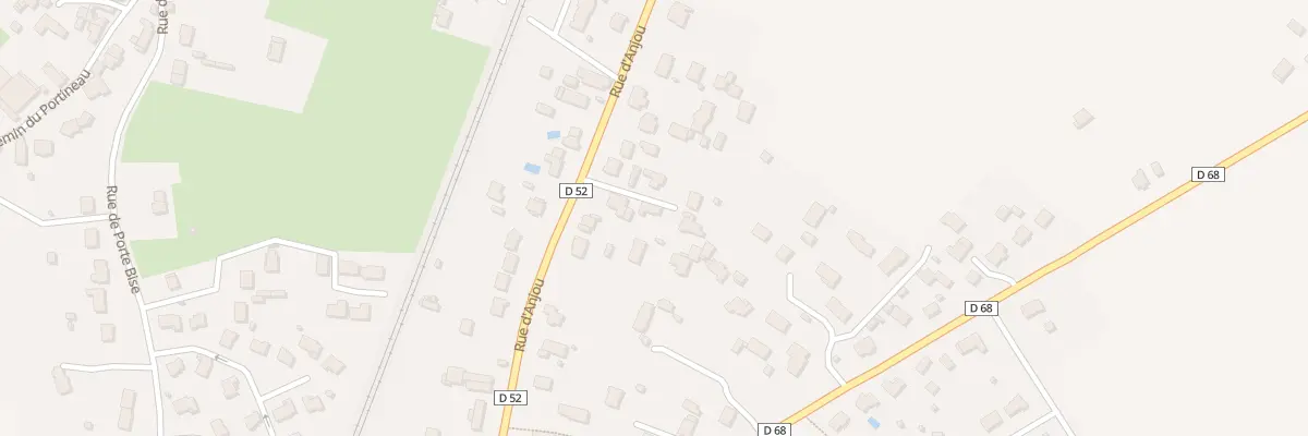 Plan du 84A Rue d’Anjou à Tiercé