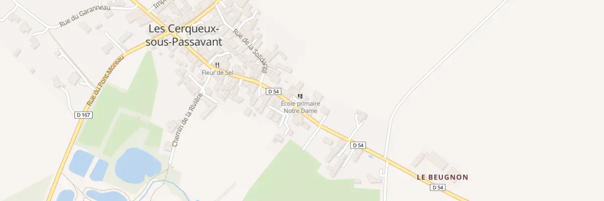 Plan du 15 Rue de l’École Notre-Dame à Lys-Haut-Layon