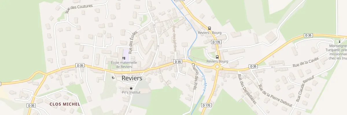 Plan du 7 Gr Grande Rue à Reviers