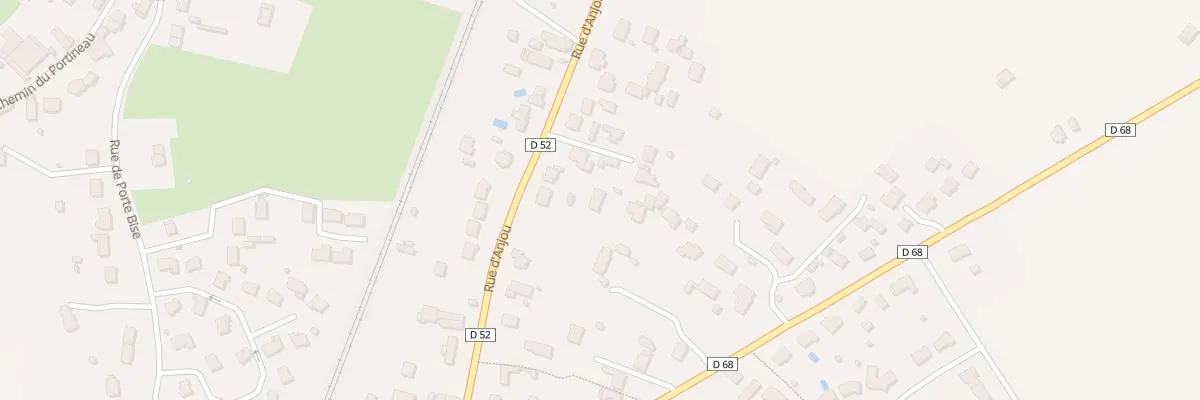 Plan du 82 Rue d’Anjou à Tiercé