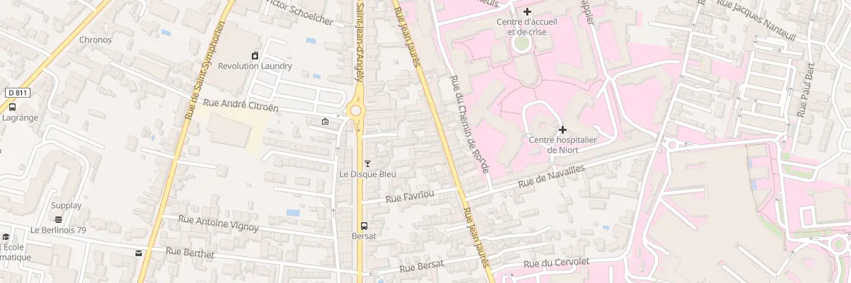 Plan du 34B Rue Jean Jaurès à Niort