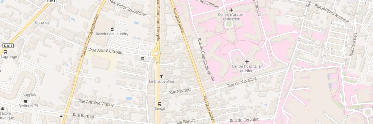 Plan du 30 Rue Jean Jaurès à Niort