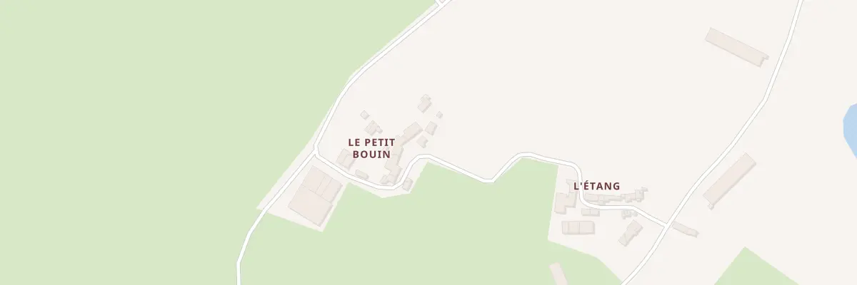 Plan du Petit Bouin à Neuvy-Bouin
