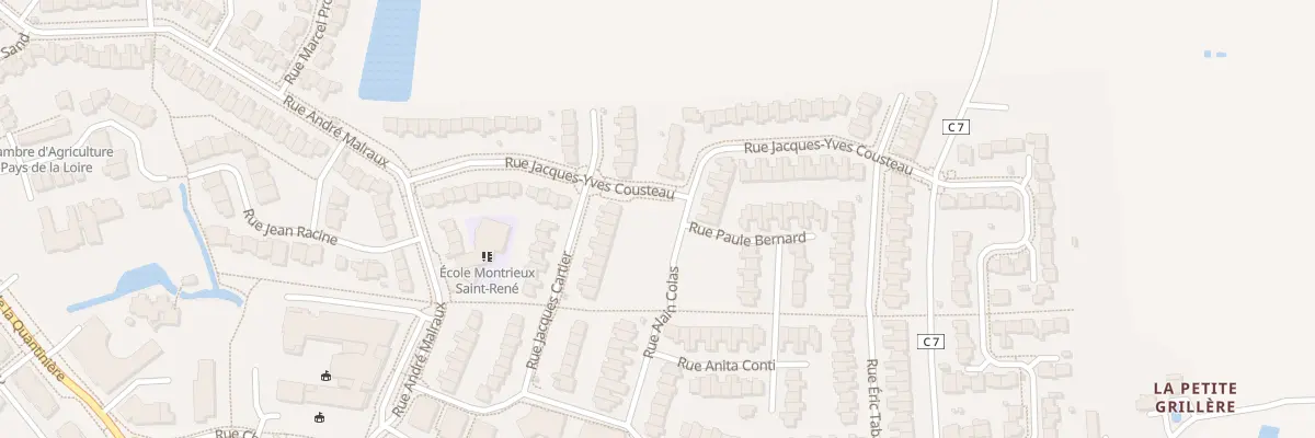 Plan du 4 Rue Alain Colas à Trélazé