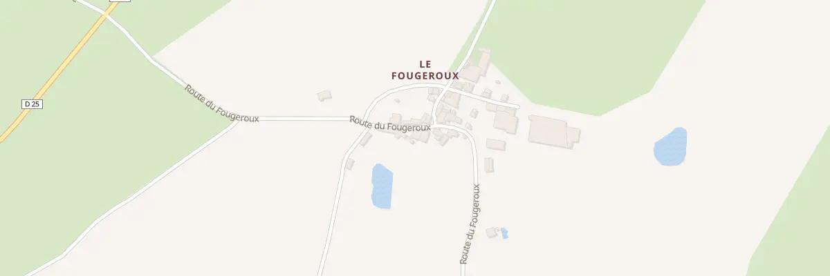 Plan du 4 Rte du Fougeroux à Fenioux