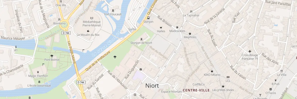 Plan du 1B Rue Duguesclin à Niort
