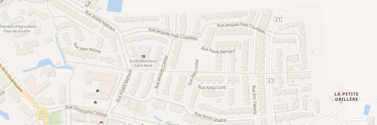 Plan du 14 Rue Alain Colas à Trélazé