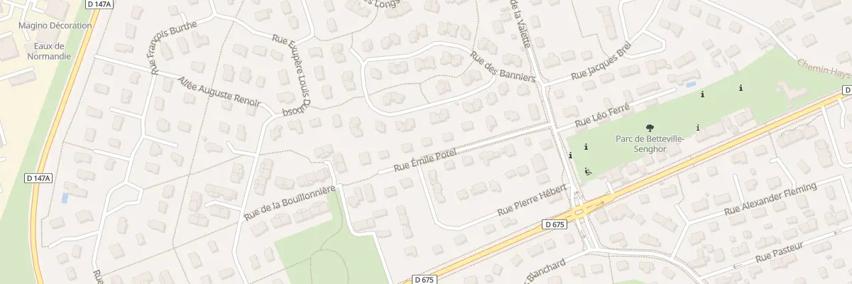 Plan du 10 Rue Émile Potel à Verson