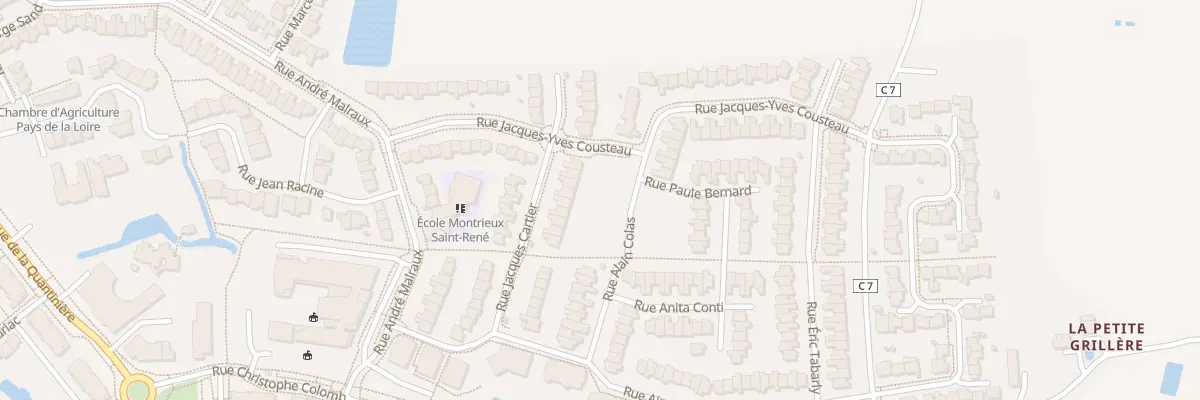 Plan du 10 Rue Alain Colas à Trélazé